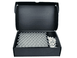 Show details for 20.0 ml headspace vial Aluminum Cap, plain, 10.0 mm centre hole Picture of 20.0 ml headspace vial Aluminum Cap, plain, 10.0 mm centre hole