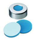 Toon details voor Aluminium crimp cap PTFE laminated with 10.0 mm centre hole Afbeelding van Aluminium crimp cap PTFE laminated with 10.0 mm centre hole