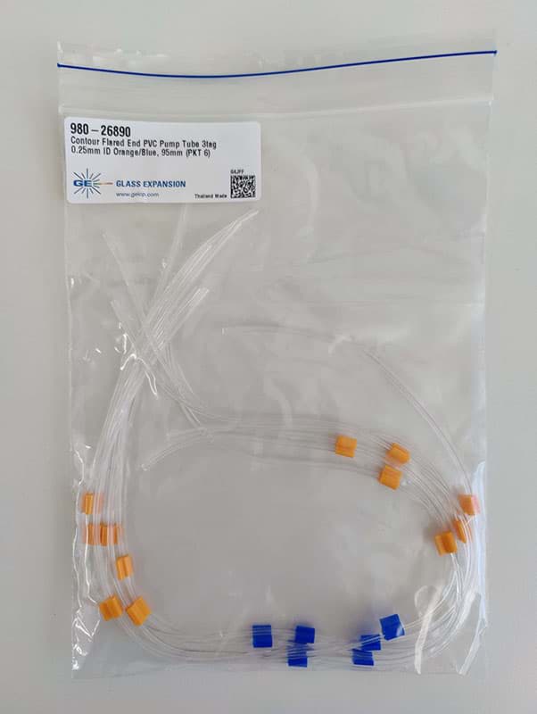 Picture of Pump Tube 0.25mmID Orange/Blue, 95mm 6pc