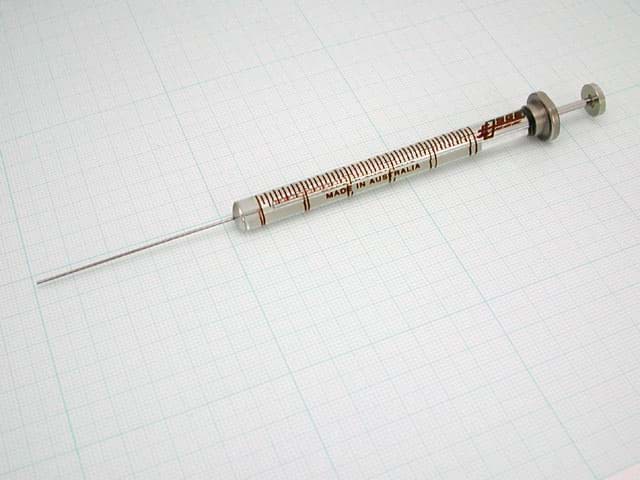 Afbeelding van Syringe 250F-LC;250 µl;fixed needle;22G,51mm needle length;cone tip