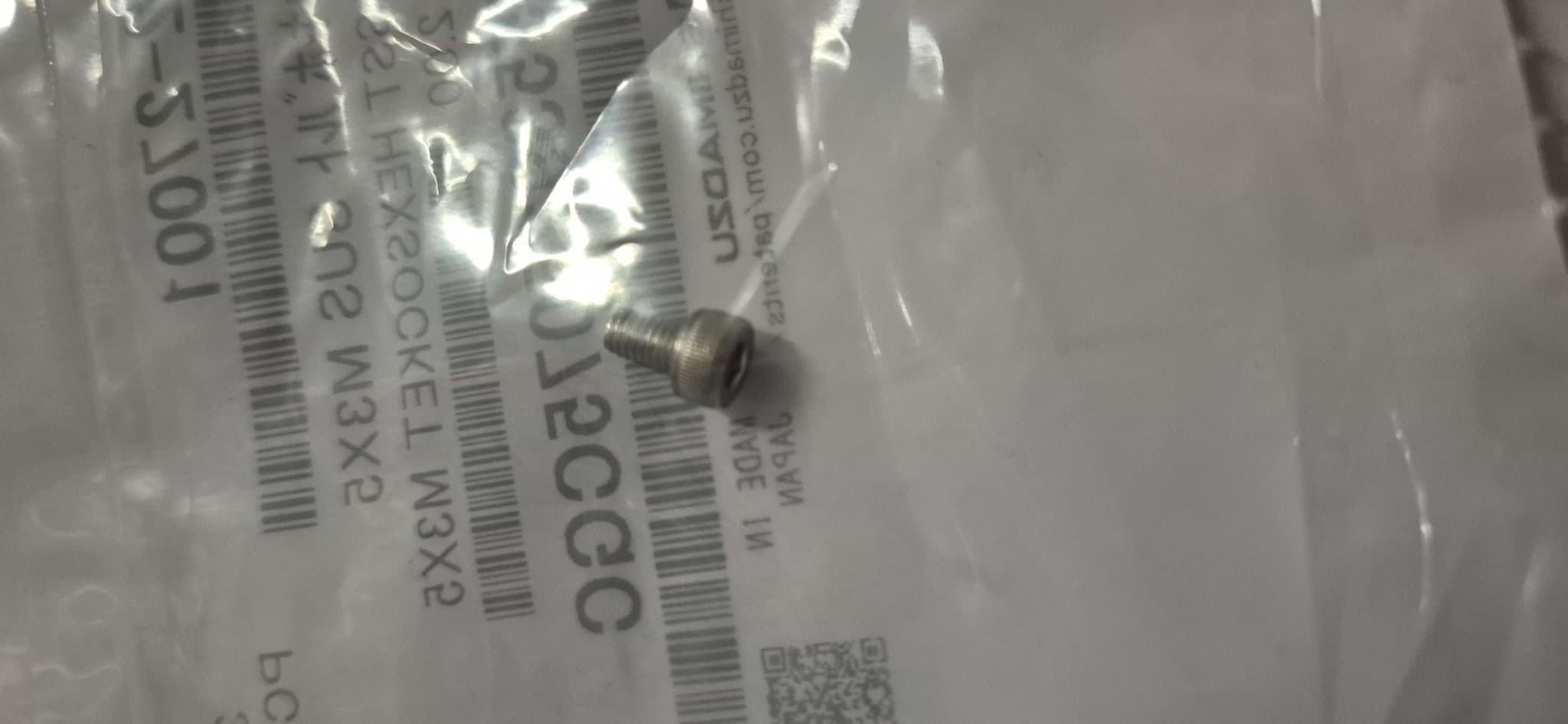 Afbeelding van BOLT,STST HEXSOCKET M3X5