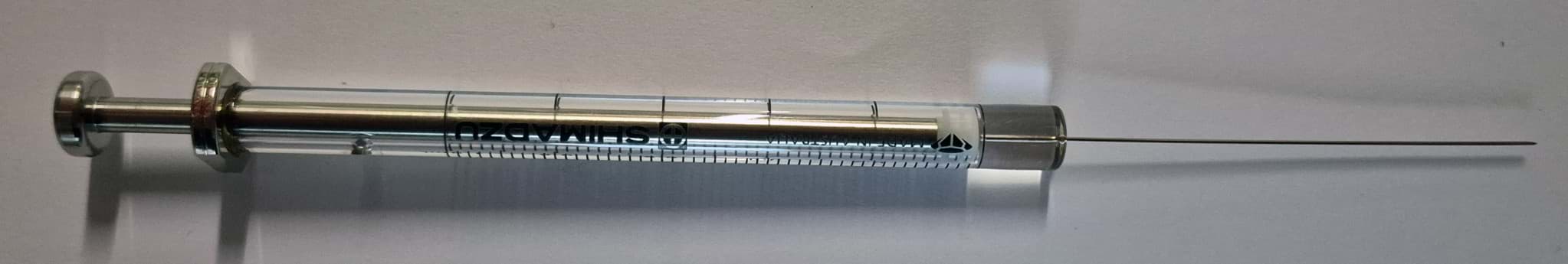 Afbeelding van HS Syringe; 1 ml; gas tight; fixed needle; 26G; 50mm needle length;side hole dome